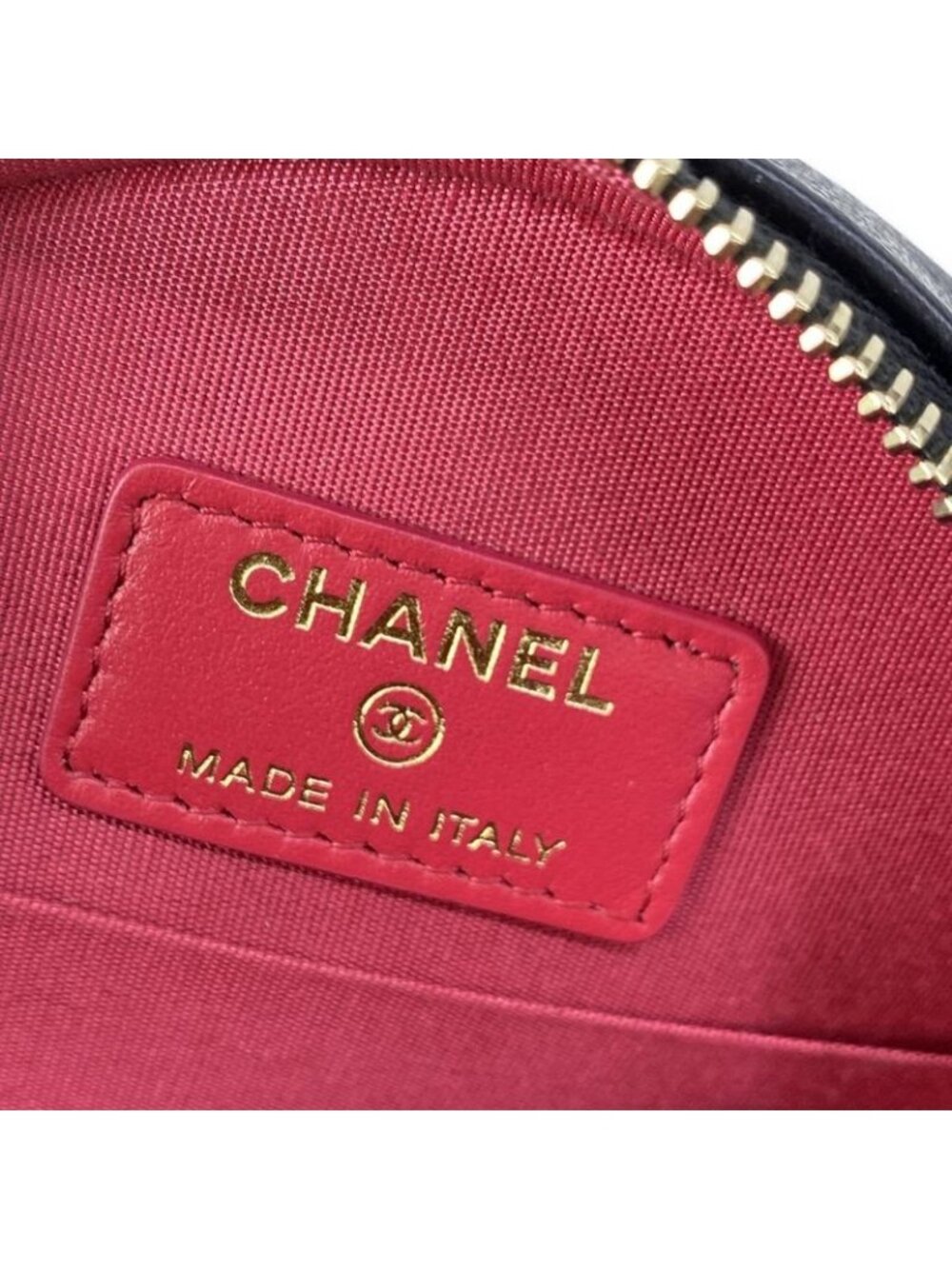 Chanel Shoulder Bag Classic Chain Clutch Quilted Black Vintage Gigold Lambskin - Picture 12 of 16